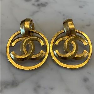 CHANEL Earrings golden